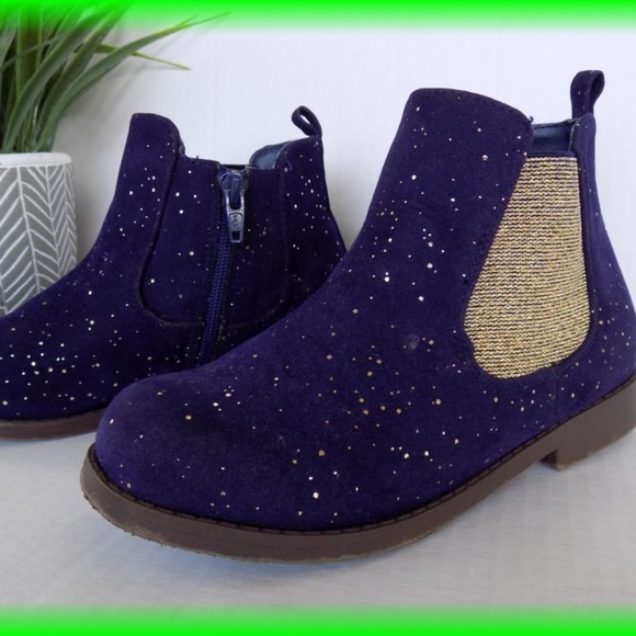 Gymboree Other - Gymboree  Purple Sparkle Ankle Boots Size 13